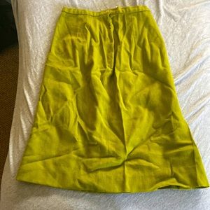 Vintage skirt olive green